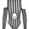 NO: XQSE - long sleeve fishnet body - black (S-L)