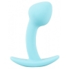 Cuties Mini Butt Plug - silicone anal dildo - blue (2.6cm)