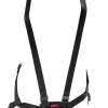 Dillio 6 Inch Strap-on Suspender Harness set dildo a postroj Pink