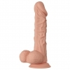 Pretty Love Buraq – realistické dildo 24 cm s přísavkou (tělová barva)