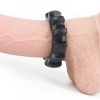 Lovetoy Power Plus penis ring black (1,6cm) - erekční kroužek
