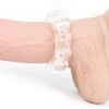 Lovetoy Power Plus penis ring transparent (1,6cm) - erekční kroužek