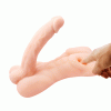 Lybaile Temptation Bigger Man Monster Dick Skin - mužské torzo s velkým dildem