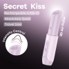 Satisfyer Secret Kiss - sací stimulátor na klitoris ve tvaru rtěnky na rty (růžový)