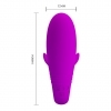 Pretty Love JORDYN - nabíjecí párový vibrátor na dálkové ovládání (fialový)
