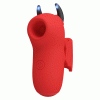 Pretty Love MAGIC DEVIL – prstový stimulátor klitorisu s E-stim (USB, červený)