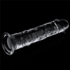 LoveToy Flawless Clear Dildo 7.0 - průhledné dildo s přísavkou (18cm)