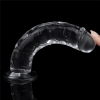 LoveToy Flawless Clear Dildo 7.0 - průhledné dildo s přísavkou (18cm)