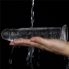 LoveToy Flawless Clear Dildo 7.0 - průhledné dildo s přísavkou (18cm)