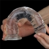 LoveToy Flawless Clear Dildo 7.0 - průhledné dildo s přísavkou (18cm)