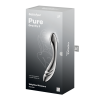 Satisfyer Pure Gravity 3 – Luxusní ocelové dildo pro stimulaci bodu G a klitorisu