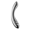 Satisfyer Pure Gravity 3 – Luxusní ocelové dildo pro stimulaci bodu G a klitorisu