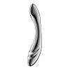 Satisfyer Pure Gravity 3 – Luxusní ocelové dildo pro stimulaci bodu G a klitorisu