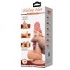 Pretty Love Sliding Skin – realistické ohebné dildo s přísavkou (19,4 cm)