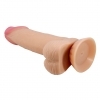 Pretty Love Sliding Skin – realistické ohebné dildo s přísavkou (19,4 cm)