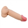 Pretty Love Sliding Skin – realistické ohebné dildo s přísavkou (19,4 cm)