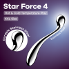 Satisfyer Star Force 4 – Luxusní ocelové dildo pro intenzivní stimulaci bodu G