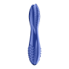 Satisfyer Dazzling Crystal 2 – skleněné oboustranné dildo (20 cm, světle modré)