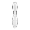 Satisfyer Dazzling Crystal 2 – skleněné oboustranné dildo (20 cm, průsvitné)