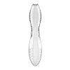 Satisfyer Dazzling Crystal 2 – skleněné oboustranné dildo (20 cm, průsvitné)