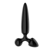 Satisfyer Triple Crystal 1 – Skleněné Dildo 3v1, 21 cm (černé)