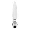Satisfyer Triple Crystal 1 – Skleněné dildo 3v1, 21 cm (průhledné)