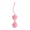 Pretty Love Kegel Pink – Silikonové venušiny kuličky s vibračním jádrem (2 × 39 g)