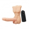 Lybaile Temptation Bigger Man Vibration – Vibrační mužské torzo s realistickým dildem