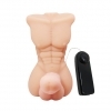 Lybaile Temptation Bigger Man Vibration – Vibrační mužské torzo s realistickým dildem