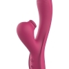 Dream Toys Essentials Dual G-Spot Vibe – flexibilní vibrátor na bod G s poklepáváním na klitoris (22,5 cm)