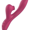 Dream Toys Essentials Dual G-Spot Vibe – flexibilní vibrátor na bod G s poklepáváním na klitoris (22,5 cm)