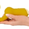 YOU2TOYS Your New Favorite Double Vibrator – dvojitý vibrátor na bod G a klitoris (žlutý)