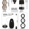 REBEL Performance Set – 7dílná sada pro muže (pumpa + vibro bullet + vibrační plug + masturbátor + 3 kroužky)