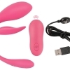 SMILE – dobíjecí vibrační vajíčko s dálkovým ovládáním (růžové)
