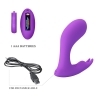 Pretty Love Idabelle Purple – vibrátor na bod G a klitoris s dálkovým ovládáním (USB)