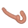 BAILE Ultra Passionate – strapless strap-on (dvojité dildo) 15,1 cm