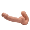 BAILE Ultra Passionate – strapless strap-on (dvojité dildo) 15,1 cm