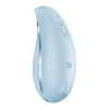 Satisfyer Tap and Roll modrý – klitorální stimulátor s rolováním a poklepáváním