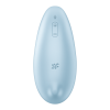 Satisfyer Tap and Roll modrý – klitorální stimulátor s rolováním a poklepáváním