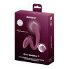 Satisfyer G for Goddess 3 – rabbit vibrátor na klitoris a G-bod, vínový
