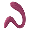 Satisfyer G for Goddess 3 – rabbit vibrátor na klitoris a G-bod, vínový