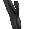 Satisfyer Heat Flex 3 – hřejivý vibrátor na klitoris a G-bod, černý