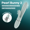 Satisfyer Pearl Bunny 2 – rabbit vibrátor s rotujícími perlami na klitoris a G-bod, zelený