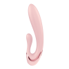 Satisfyer Pearl Bunny 3 – rabbit vibrátor s rotujícími perlami na klitoris a G-bod, růžový