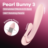 Satisfyer Pearl Bunny 3 – rabbit vibrátor s rotujícími perlami na klitoris a G-bod, růžový
