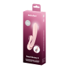 Satisfyer Pearl Bunny 3 – rabbit vibrátor s rotujícími perlami na klitoris a G-bod, růžový