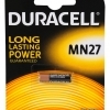 Duracell MN27 / 27A – alkalická baterie 12 V 1 ks