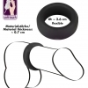 You2Toys Black Velvet Cock Ring - kroužek na penis (2,6cm) černý