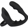 You2Toys Black Velvet Ring&Plug - kroužek na penis a varlata s análním dildem (černý)