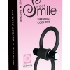 SWEET SMILE Skill – vibrační kroužek na penis a varlata (černý)